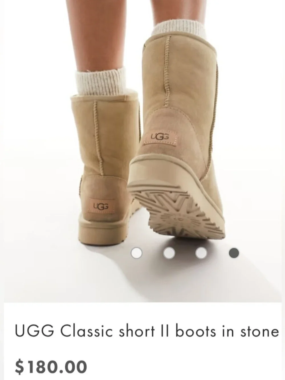 UGG Australia Classic Short II Boots Genuine Leather/Sheepskin US 9